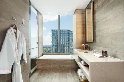 Image of East Miami with hot tub in room