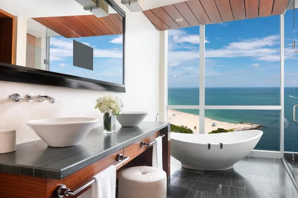 Image of The Ritz-Carlton Bal Harbour with hot tub in room