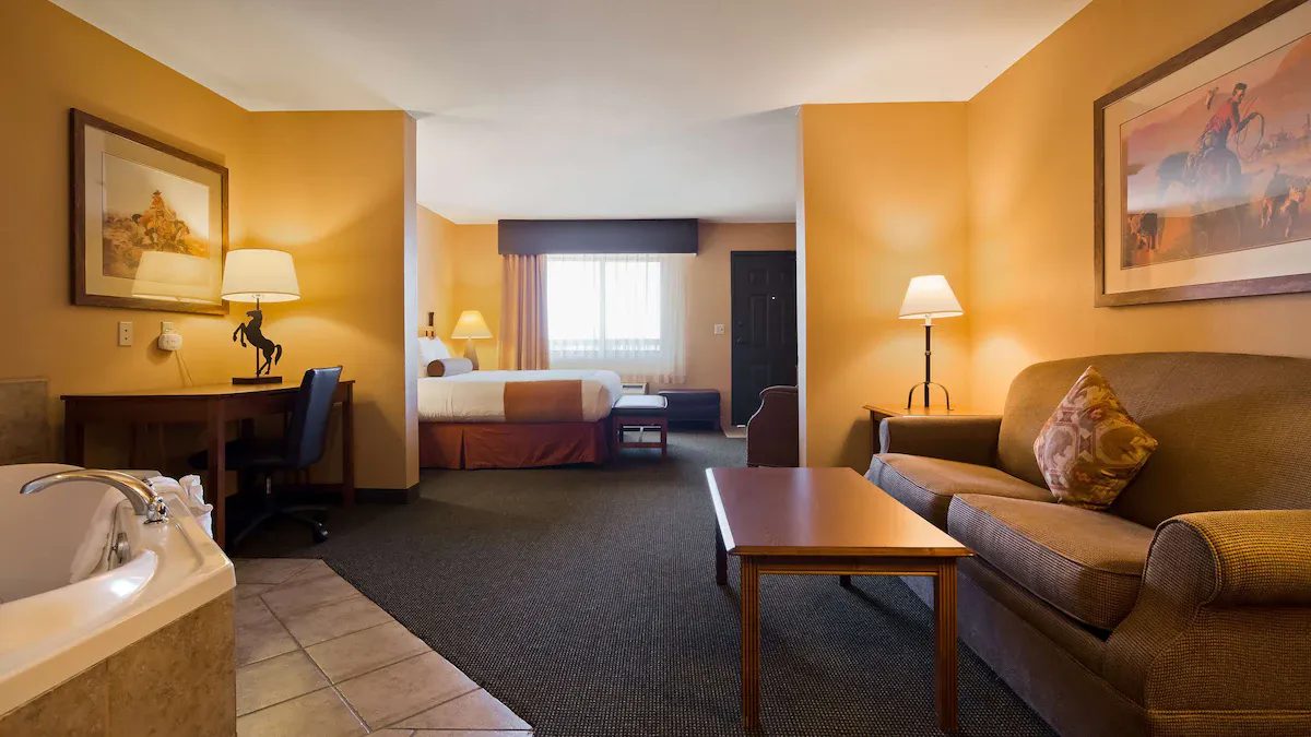Image of Best Western Plus Country Inn & Suites with hot tub in room
