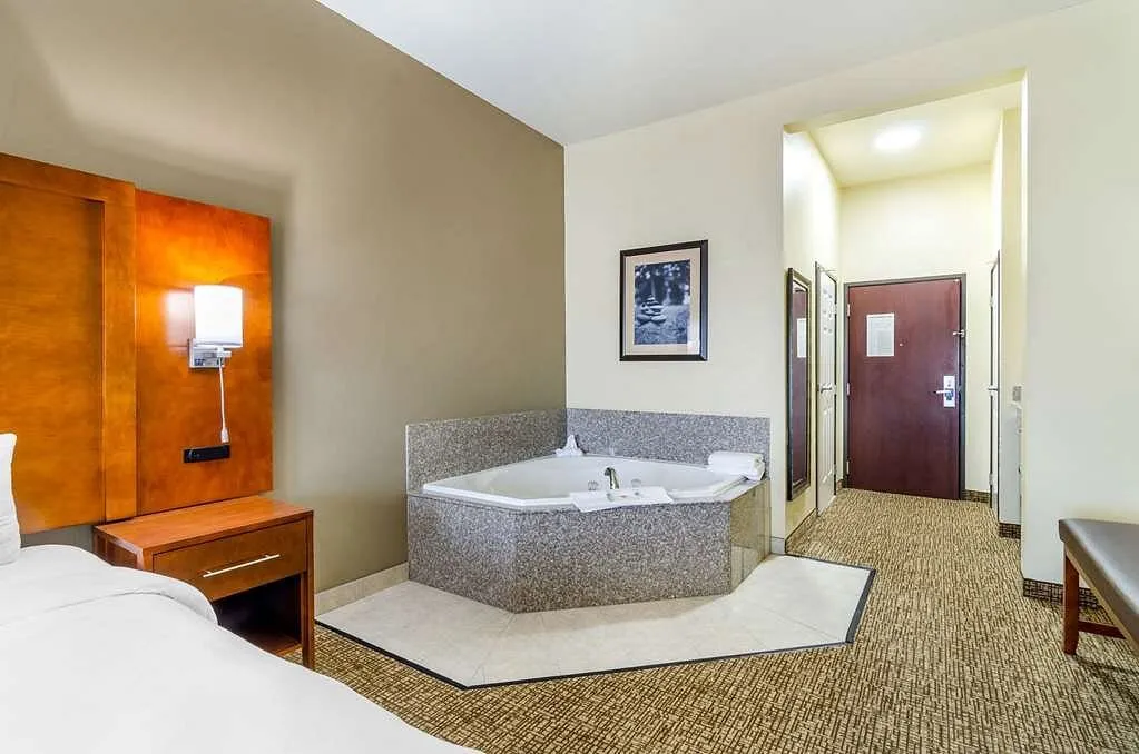 Image of Comfort Inn & Suites Near Bethel College with hot tub in room