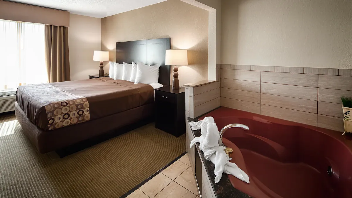 Image of Best Western Suites with hot tub in room