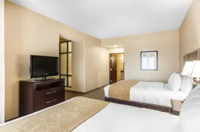 Image of Comfort Suites West of the Ashley with hot tub in room