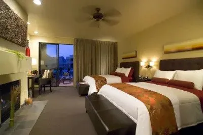 Image of Red Mountain Resort with hot tub in room