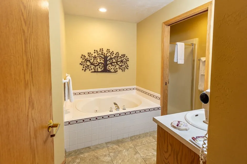 Image of Newport Resort with hot tub in room